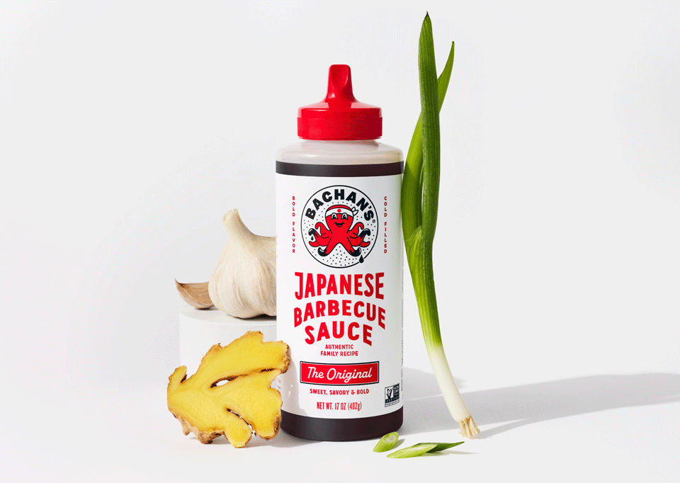 Bachan's sauce with ginger and green onion